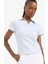 fit Slim Fit Dar Kesim Polo Yaka Slogan Baskılı Sporcu Kısa Kollu TIŞÖRT D9299AX25SP 4