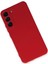 Newface Samsung Galaxy S22 Kılıf Nano Içi Kadife Silikon - Kırmızı 3