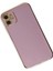 Newface iPhone 12 Kılıf Volet Silikon - Mor 3