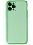 Newface iPhone 11 Pro Kılıf Coco Deri Silikon Kapak - Açık Yeşil 1