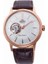 Bambino RA-AG0001S30B Kurmalı Otomatik Deri Kahverengi Beyaz Kadran Open Heart 41 mm Erkek Kol Saati 1