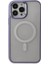 Newface iPhone 15 Pro Kılıf Room Magneticsafe Silikon - Lila 2