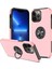 Newface iPhone 13 Pro Kılıf Elit Yüzüklü Kapak - Pembe 1