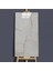Elite Kendinden Yapışkanlı Esnek Köpük Beyaz Pvc Mermer Panel 60X30 cm Banyo Wc Mutfak 1 Adet 1