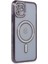 Newface iPhone 11 Kılıf Joke Simli Magneticsafe Kılıf - Derin Mor 1