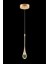 Istanbul Avize Mercure Tekli Gold Ledli 3 Renk Modern LED Avize 2