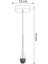 Istanbul Avize Mercure Tekli Gold Ledli 3 Renk Modern LED Avize 3