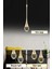 Istanbul Avize Mercure Tekli Gold Ledli 3 Renk Modern LED Avize 5