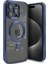 Newface iPhone 15 Pro Max Kılıf Kross Magneticsafe Kapak - Lacivert 1
