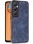 Newface Realme C65 Kılıf Aras Deri Kapak - Lacivert 2