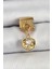 316L Çelik Sallantılı Zirkon Taşlı Istiridye Model Gold Renk Nomination Charm 1