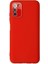 Newface Samsung Galaxy A03S Kılıf Lansman Glass Kapak - Kırmızı 1