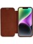 Newface iPhone 11 Kılıf Dolpin Kapaklı - Kahverengi 1