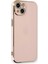 Newface iPhone 13 Kılıf Volet Silikon - Pembe 1