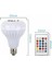 Bluetooth Hoparlör Akıllı Rgb LED Işık Renk Değiştirme Ses Bombası Ampül Görünümlü 4