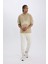 Fit Sporcu Jogger Eşofman Altı Standart Fit Basic Düz Cepli Beli Paçası Lastikli D3742AX24WN 4