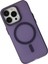 Newface iPhone 13 Pro Kılıf Lodos Magneticsafe Mat Kapak - Mor 3