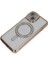 Newface iPhone 13 Kılıf Joke Simli Magneticsafe Kılıf - Gold 3