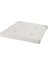 Elite Ekru Renk Sandalye Minderi 35/42X40X4 cm Cırt Cırtlı Bant , Pamuk 1 Adet 1