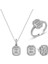 Gümüş Baget Taşlı Bayan Set - 15 1