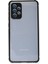 Newface Samsung Galaxy A72 Kılıf Miami Şeffaf Silikon - Siyah 2