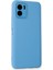 Newface Vivo Y15S Kılıf Lansman Glass Kapak - Mavi 3