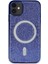 Newface iPhone 11 Kılıf Diamond Magsafe Kapak - Lacivert 1