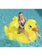 Elite Ördek Binici - Şişme Ördek - Tutmalı Deniz Binici Ördek -Deniz Yatağı Duck Bardaklı Ördek 186X127 cm 1 Adet 1