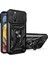 Newface iPhone 16 Pro Max Kılıf Pars Lens Yüzüklü Silikon - Siyah 1