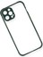 Newface iPhone 12 Pro Max Kılıf Miami Şeffaf Silikon - Koyu Yeşil 3
