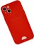 Newface iPhone 13 Kılıf Kelvin Kartvizitli Silikon - Kırmızı 3