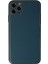 Newface iPhone 11 Pro Kılıf Coco Deri Silikon Kapak - Mavi 1