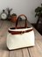 Kadın Keten Dokuma Vizon Tote Bag. El ve Omuz Çantası. RY425 1