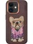 Venco iPhone 11 Cute Desenli Kapak - Koyu Kahve 1