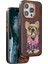 Venco iPhone 11 Cute Desenli Kapak - Koyu Kahve 2