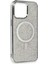 Newface iPhone 15 Pro Kılıf Diamond Magsafe Kapak - Gümüş 2
