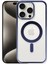 Newface iPhone 15 Pro Kılıf Erozi Magsafe Kapak - Lacivert 1