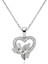 Gümüş Melek Kalp Bayan Kolye 1