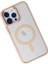 Newface iPhone 14 Pro Kılıf Room Magneticsafe Silikon - Pudra 3