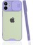 Newface iPhone 12 Mini Kılıf Platin Kamera Koruma Silikon - Lila 1