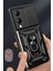Newface Vivo Y17S Kılıf Pars Lens Yüzüklü Silikon - Gümüş 2