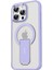 Newface iPhone 14 Pro Tork Magsafe Standlı Kapak - Lila 1