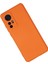 Newface Xiaomi Mi 12 Kılıf Nano Içi Kadife Silikon - Turuncu 2
