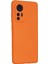 Newface Xiaomi Mi 12 Kılıf Nano Içi Kadife Silikon - Turuncu 3