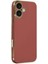 Newface iPhone 16 Kılıf Volet Silikon - Kırmızı 1