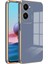 Newface Vivo Y18 Kılıf Volet Silikon - Mavi 1