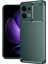 Newface Oppo Reno 13 Pro Kılıf Auto Focus Karbon Kapak - Koyu Yeşil 1