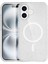 Newface iPhone 16 Plus Kılıf Glow Magsafe Kapak - Şeffaf 1