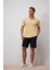 %100 Pamuk Slim Fit Dar Kesim Polo Yaka Nakışlı Kısa Kollu Tişört D7665AX25SP 2
