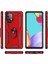 Newface Samsung Galaxy A52 Kılıf Sofya Yüzüklü Silikon Kapak - Kırmızı 3